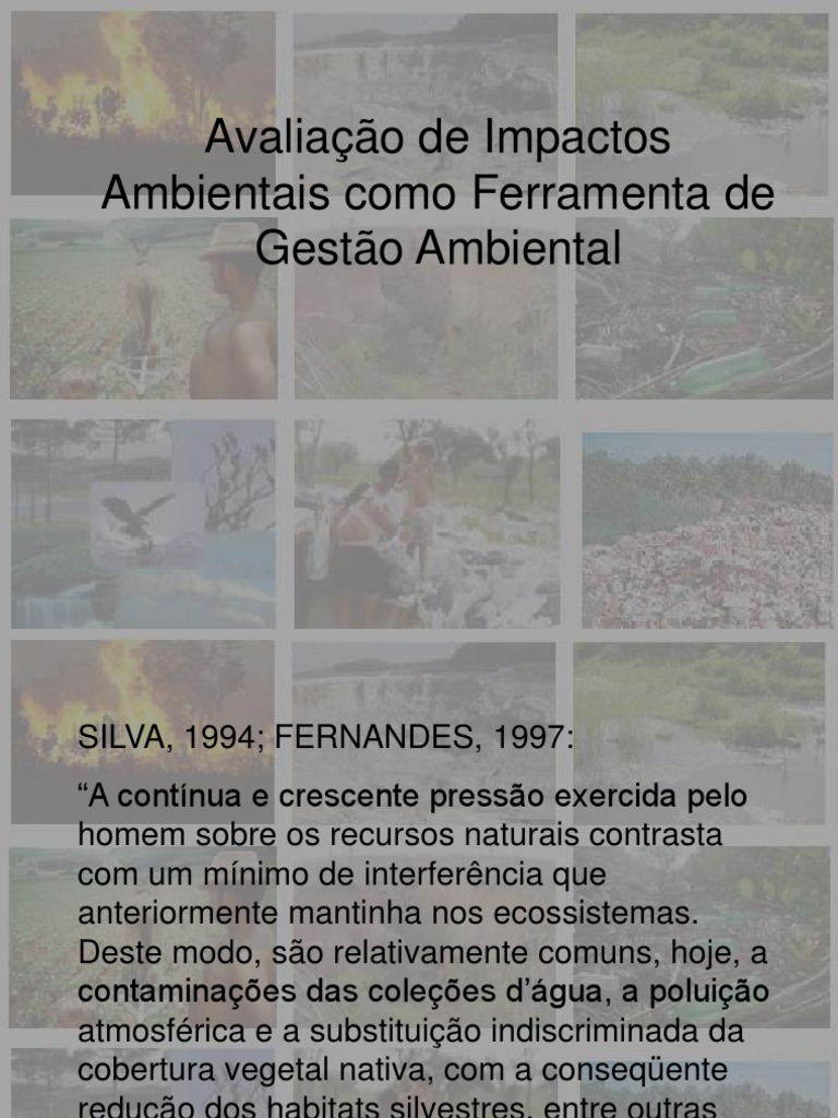 Avaliação de Impactos Ambientais | PDF | Ambiente natural | Planejamento