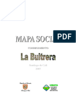 Mapa social del corregimiento de Buitrera