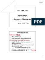 Pressure Pressure - Manometry Manometry: Man Tech 4Tf3 Man Tech 4Tf3