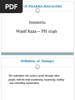 Download Role of Pharma Manager by Wasif Raza SN38491019 doc pdf