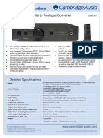 DacMagic Plus Technical Specifications