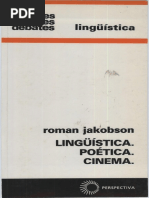 Roman Jakobson Linguistica, Poética e Cinema.