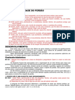 Devocional. A Necessidade Do Perdão (MT 18.35)