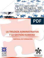 La Trilogia Adminsitrativa y La Gestion Humana Alain Chanlat