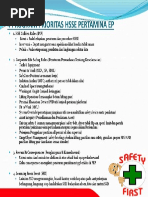 4 Program Prioritas Hsse Pdf