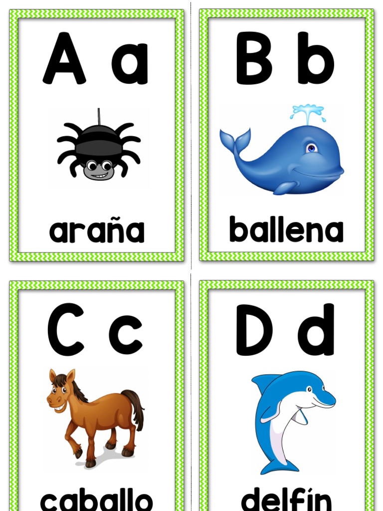 Abecedario Animales Imprenta PDF | PDF