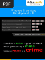 Windows Store Apps Development-II - INTL Aptech