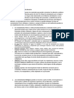 6.Tipos de Contaminación Alimentaria