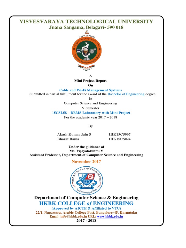 Cable and Wi-Fi Management Systems Report | PDF | Net Beans ...