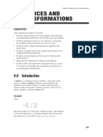 9 Matrices and Transformations: Objectives