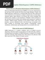 G6PD Deficiency: Foods to Avoid | PDF | Tofu
