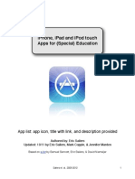 Iphone Ipad and Ipod Touch Apps For Special Education PDF