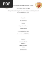 Download The Impact of Social Networking Sites to the Academic Performance of the College Students of Lyceum of the Philippines  Laguna by Aasvogel Felodese Carnivora SN38493416 doc pdf