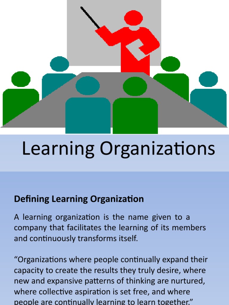 Understanding Learning Organizations | PDF