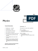 2011 HSC Physics Mid-Year Exam Review