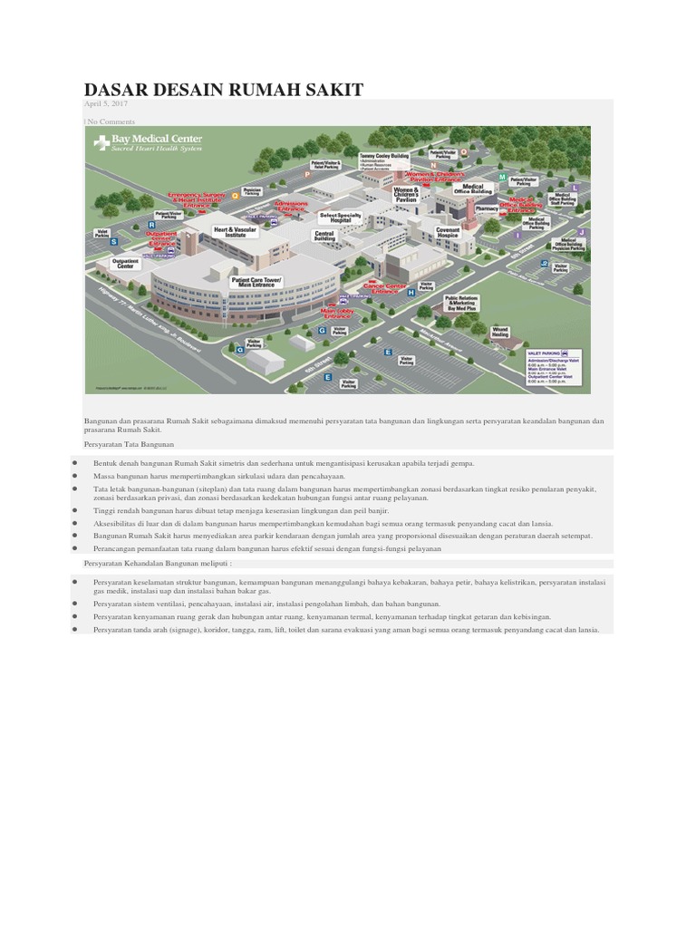 Dasar Desain Rumah Sakit | PDF