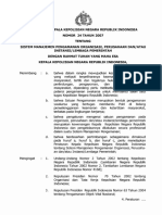 Perkap No 24 Tahun 2007 Tentang Satpam