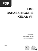 LKS B.inggris KLS 8 Semester I