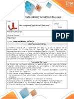 Anexo 3. Formato Análisis y Descripción de Cargos - Santiago - Sapuy
