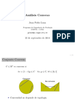 Análisis convexo: conjuntos, funciones y teoremas clave