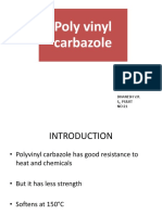 Poly vinyl carbazole properties and applications