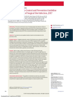 surgical site infection guideline 2017