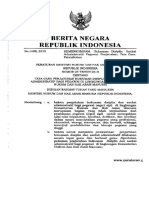 Permen Tata Cara Penjatuhan Hukdis Dan Sanksi Adm