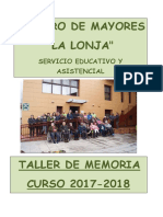 Taller Memoria 2017-2018