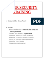 Proposal Cyber Security Training