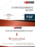 IEST - Plan de Fortalecimiento de 2016