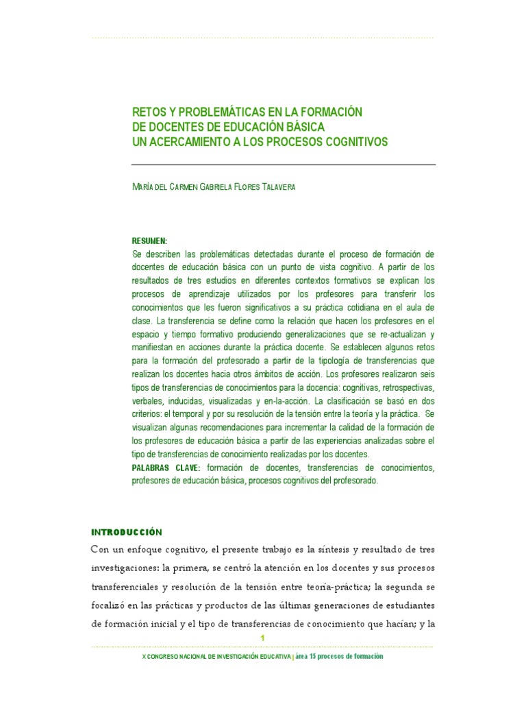 Retos en la Formación de Docentes | PDF | Maestros | Educación primaria
