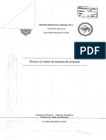 Ensayo en Bancos de Motores de Aviación