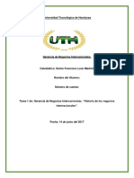 Tarea 1 Negocios Internacionales Uth