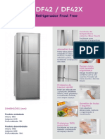 Refrigerador Frost Free com Controle Blue Touch e Prateleiras Removíveis