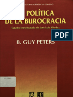 La Política de La Burocracia Guy Peters