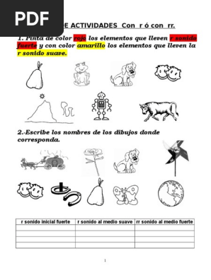 Guia Actividades Usos De La R Rr Modif 1 Ocio