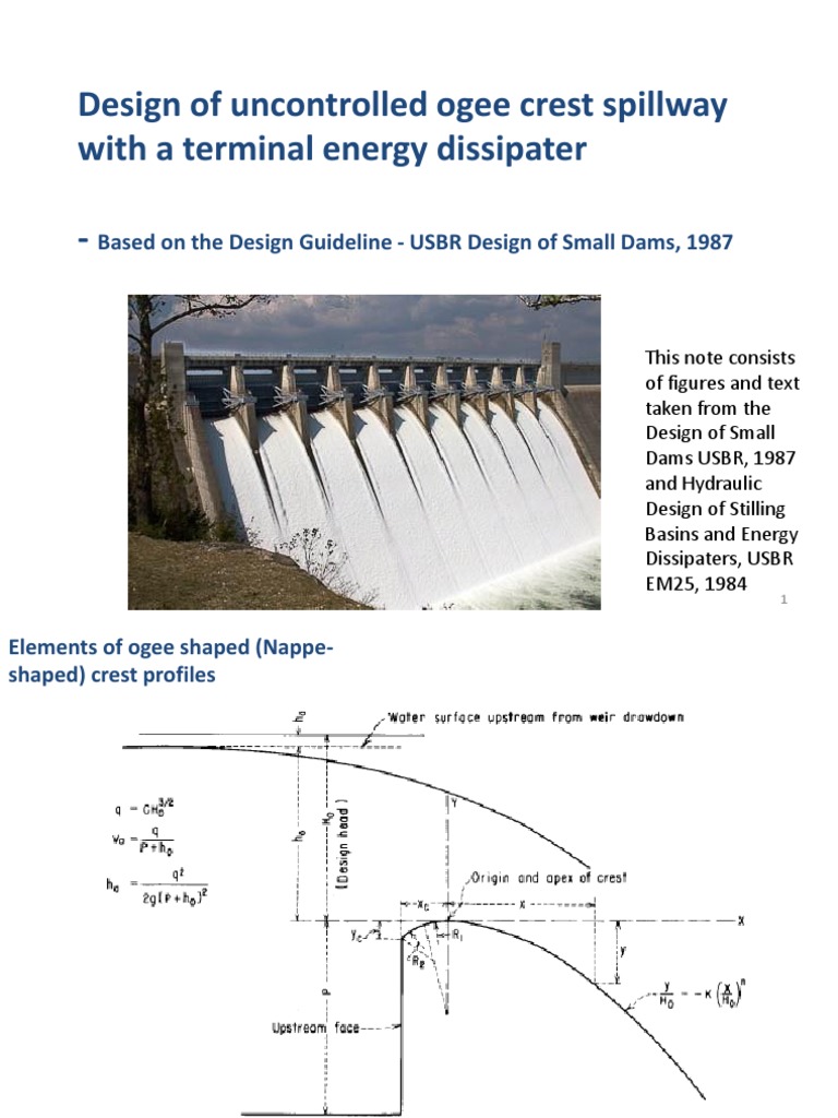 Design of Spillways 2.0 # | PDF | Spillway | Dam