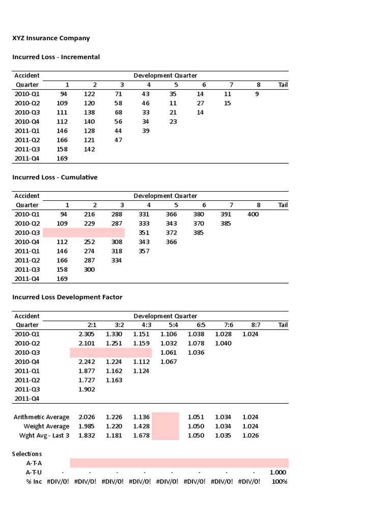 XYZ Insurance Loss Analysis Report | PDF | Insurance | Risk