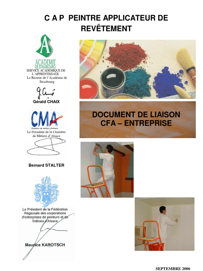 CAP Peintre Applicateur de Revetement - Sept 2006 | PDF | Bâtiment ...
