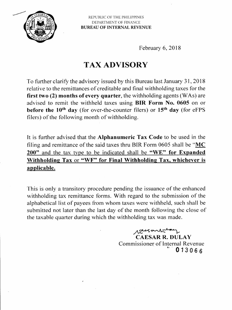 We and WF Tax Advisory PDF Withholding Tax Public Finance