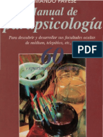 Manual de Parapsicologia