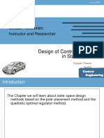 Design of Control System in State Space: Suradet Tantrairatn Instructor and Researcher