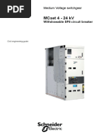 Mcset 4 - 24 KV: Withdrawable Sf6 Circuit Breaker