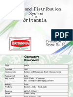 Sales N Distribution of Britania