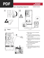 Precharge Board Replacement - AC Input Drives, Frames 5 & 6: Installation Instructions