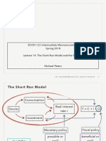 ECON 122 Intermediate Macroeconomics Spring 2018 Lecture 14: The Short-Run Model and The IS Curve Michael Peters