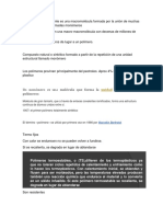 Un Polímero Simplemente Es Una Macromolécula Formada Por La Unión de Muchas Pequeñas Unidades Llamadas Monómeros