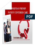 Mar18-Dr Sutoto - Konsep Dan Prinsip Patient Centered Care