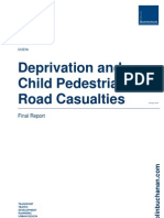 Deprivation Child Pedestrian Road Casualties