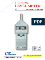 Sound Level Meter: Model: SL-4010